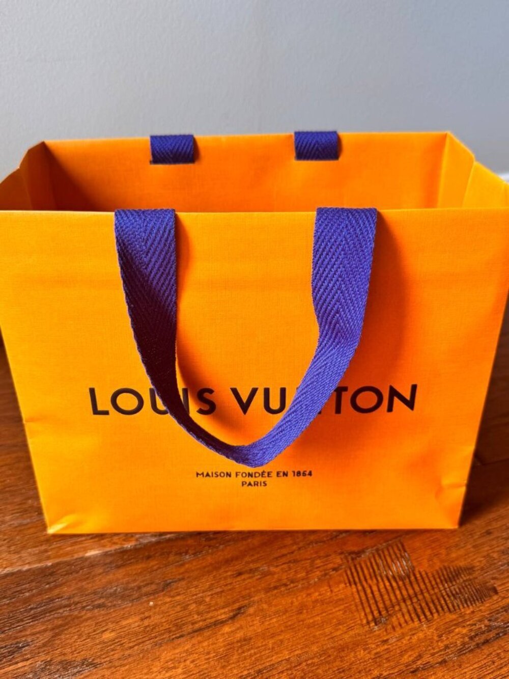 LOUIS VUITTON Authentic Shopping Small Orange Bag